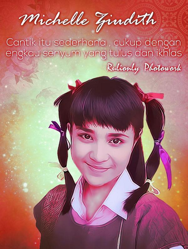ruliionly's tweet photo. Buat si cantik @michelleziu  semoga suka http://t.co/KFbsaQMPnL