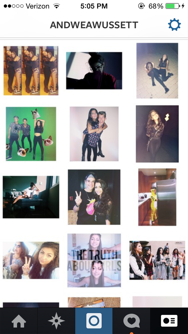 AndreaRussett's tweet photo. Yep! I have Instagram! Check it outzzzz http://t.co/Ol0vBTRCst