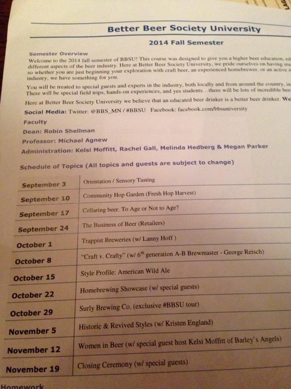 missannielynn's tweet photo. Gotta hand it to @BBS_MN. Different but quality syllabus every semester! #besteducationever @dougbauerns http://t.co/YgUkSyrLSt