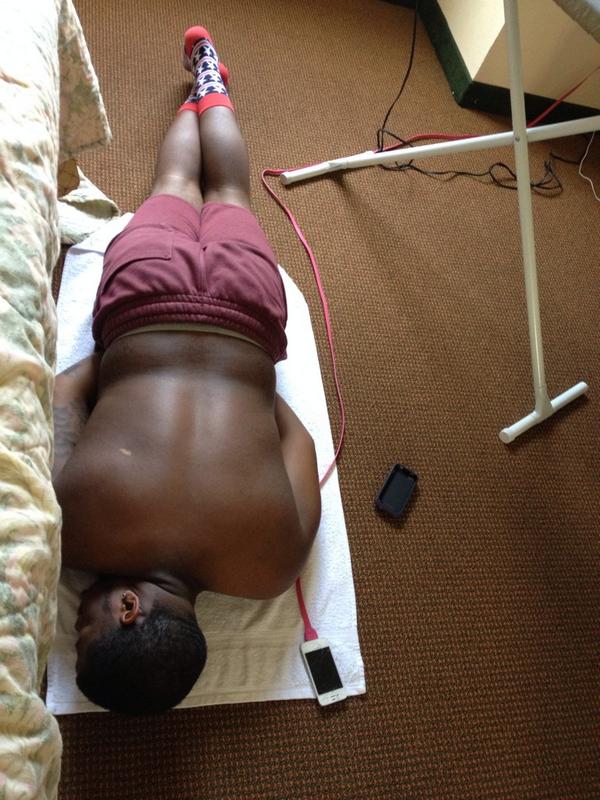 chrischans's tweet photo. Happy birthday to my only black friend! @LILBTHEBAEG0D sleep we'll bb love you #keepRAVIN http://t.co/Ee7c7ZhjZd