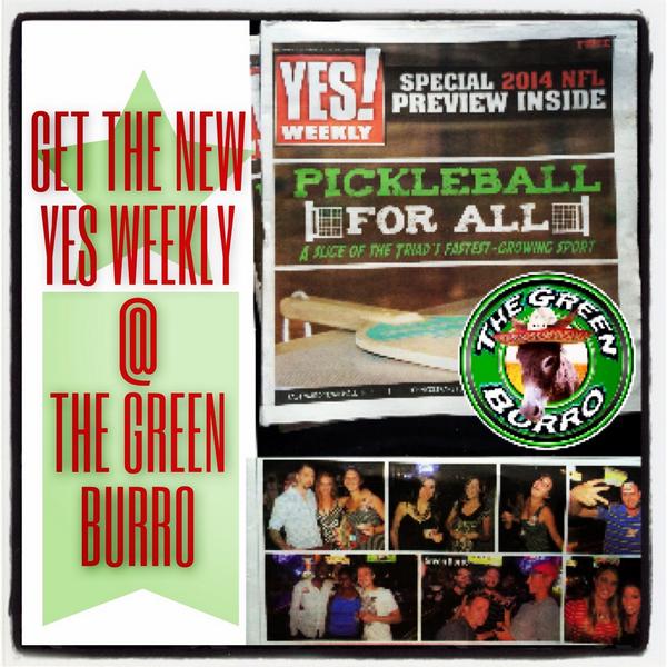 krazylate's tweet photo. @yesweekly is out now &amp; we have enough copies for everyone Friday night @greenburrogso @sarahkatherinewilson http://t.co/xshIXlhHKP