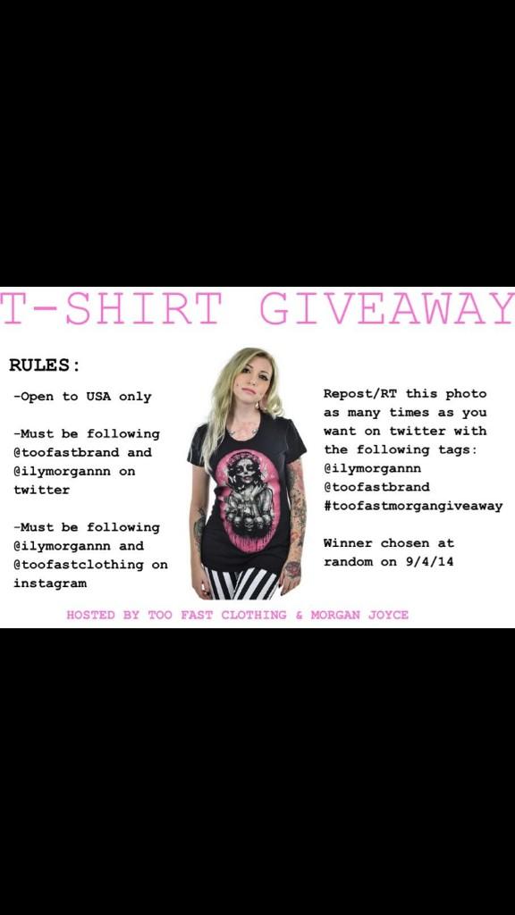 moshingfandom's tweet image. #toofastmorgangiveaway  @ilymorgannn