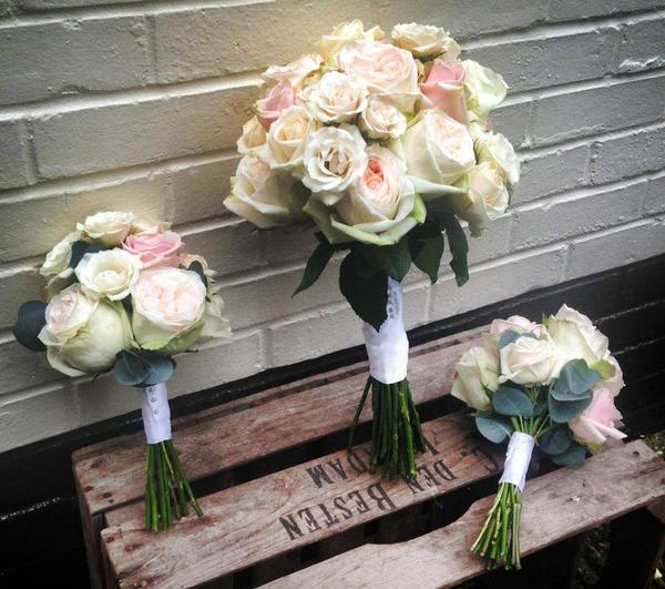 Last weeks Bridal flowers. Large blooms &amp; longer stems, reminiscent of Carrie Bradshaw's wedding bouquet in SATC