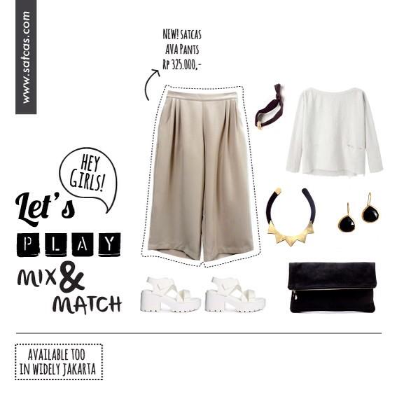 Midweek ladies mix&amp;match ideas brought to you by <a href="/SATCAS/">SATCAS</a> feat. Ava pants.