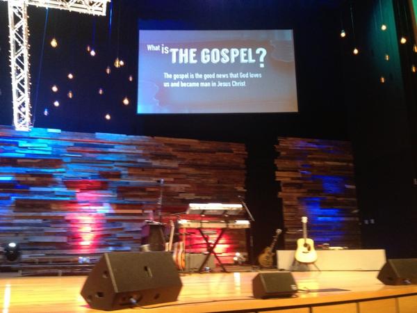 dave9100's tweet photo. The Gospel ... Is the good news that God loves us &amp; became man in Jesus Christ http://t.co/OT40CudrfD