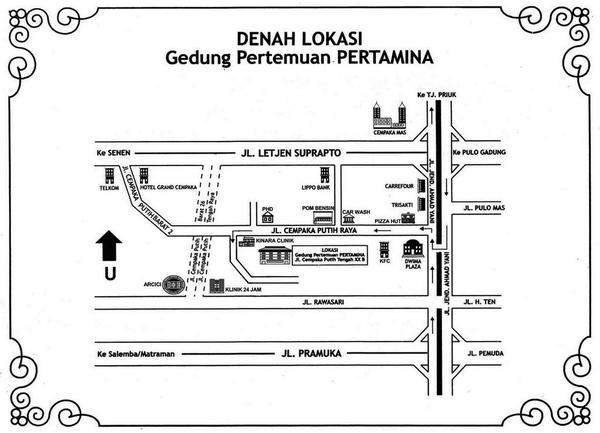 Gambar Denah  Gedung  Pengadilan Tinggi Jawa Timur Lantai 2 