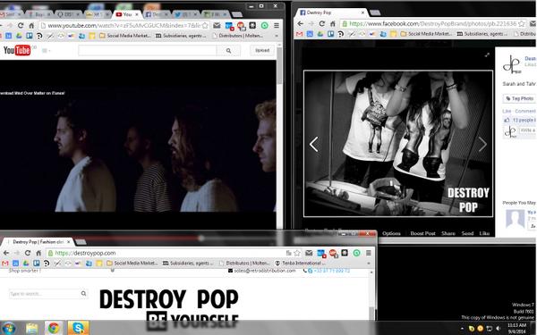 DestroyPop's tweet image. Obsessed much?! #work #music #bestcombo #destroypop