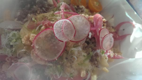 Belly &amp; snout Fries!! Yum