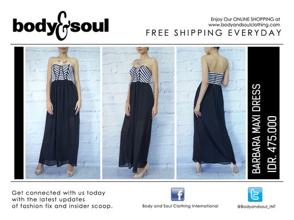 BodyandSoul_INT's tweet photo. Barbara maxi dress is like a dream come true for every woman. Enjoy and get the look on http://t.co/1W21SDv2oA http://t.co/MstOovPaSn