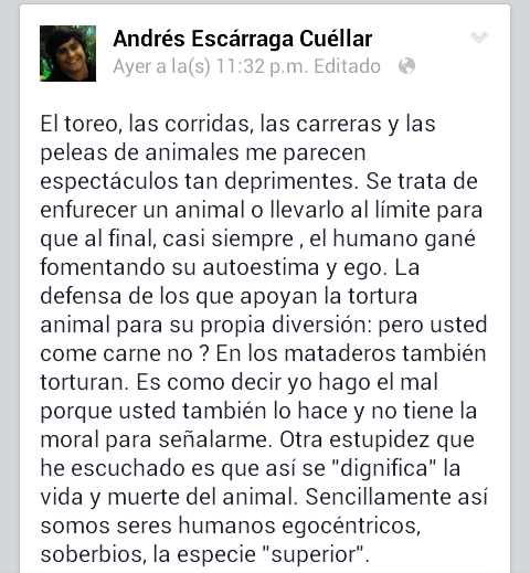 #NoALasCorridasDeToros #notorturaAnimal #ConsultaAntitaurina