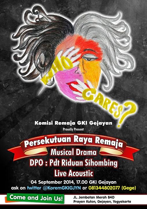 AgraMaha's tweet photo. Yuk para remaja masa kini nanti jangan lupa ya dateng ke Persekutuan Raya Remaja di GKI Gejayan ya... http://t.co/vNBMrNRLhb