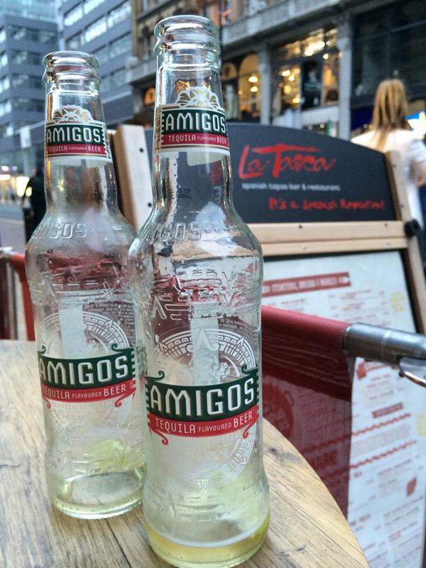 AmigosBeer's tweet photo. Did you know that Amigos is now available at @LaTasca #TrueAmigos http://t.co/dp80WQyG0W