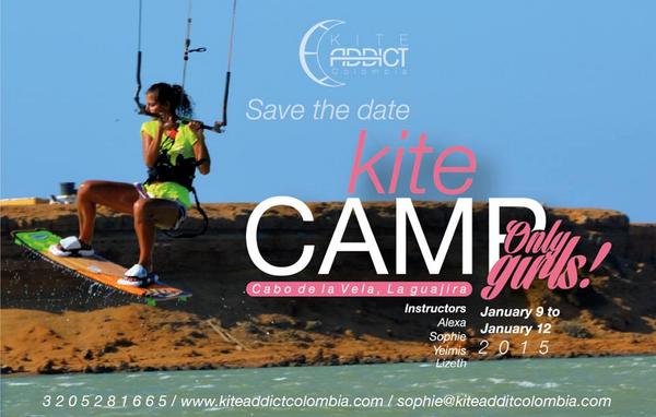 KiteAddictCol's tweet image. KiteAddictColombia invites to the first KiteCamp for Girls in el Cabo de la Vela! You want to learn how to kite,