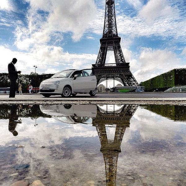 SixtFR's tweet photo. #SixtSummer Photo du jour bonjour ! @Lemecquitweet #PicoftheDay #Photographie #Paris #TourEiffel @ParisOTC http://t.co/mt93kKEKXn