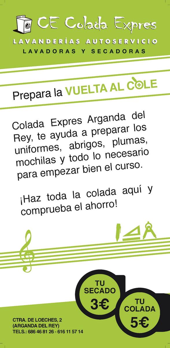 ArgandExpres's tweet image. Volemos al cole! En colada expres #arganda, te ayudamos a equiparte.Lava tus uniformes, abrigos y mochilas.