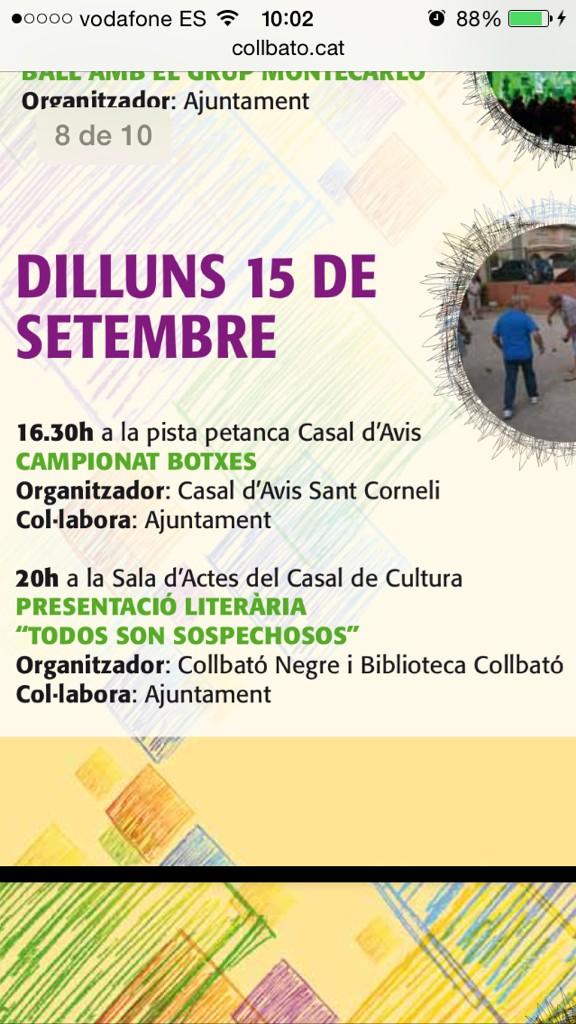 xaviborrell's tweet photo. Todos invitados @sospechososr3 @pandeletras @pannegro @CollbatoNegre http://t.co/OoeatjCQtO
