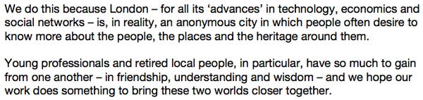 NorthLDNCares's tweet photo. In a city like ours, many do not have close friendships. Help us change that. http://t.co/H0MOC2pXa2 http://t.co/AxA0CUVDN7