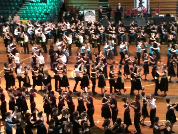 At the dance sports spectacular. And it truly is. ...Public Education on show once again.