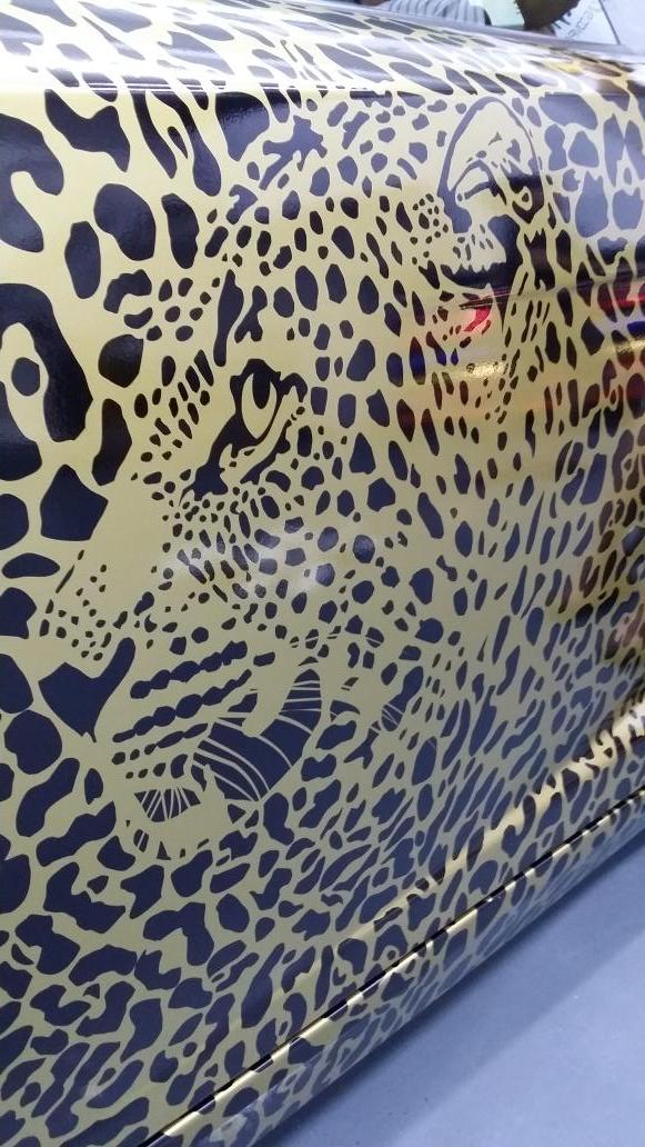 Leopard over rule the Bull #wrapstyle #carswithoutlimits #carwrap #LAMBORGHINI #leopardprint #exoticcars #carking