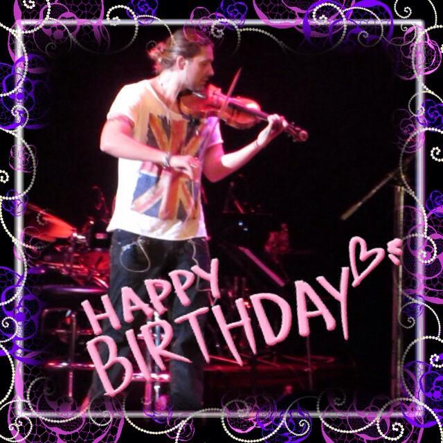 Happy Birthday David!!  Have a wonderful day and fabulous year!! 
From Japan, with Love ;) 