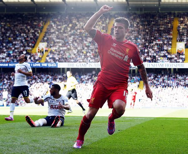 LFC's tweet photo. Moreno: "I didn't care how many metres I had to run. I hope to dedicate many more goals to #LFC fans." http://t.co/DhMGxOJ49Q