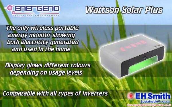 EHSmithSP's tweet image. Our product of the day is the Wattson Solar Plus from @wattsonEnergeno #sustainability #intelligentcontrols