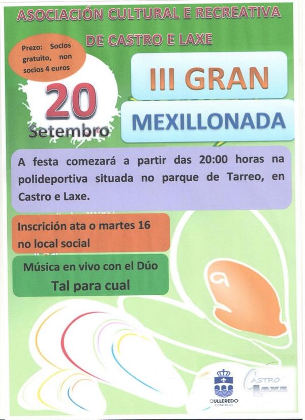 CastroLaxe's tweet photo. 20 de SETEMBRO: GRAN MEXILLONADA http://t.co/yldL6ogoXf