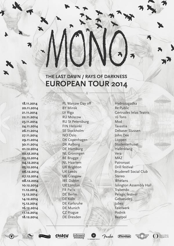 Followed by the Asian tour, we will be doing the tour in Europe as well! Ticket information to follow. #monoofjapan