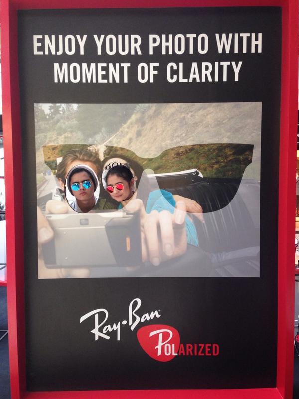 optikseis's tweet photo. Lucunya @PrillyBie &amp; @alysyarief foto di frame Rayban ini! Yuk mau foto kaya mereka di Rayban&amp;Oakley Tour di PIM 2 http://t.co/PT0Tp9K4Zs