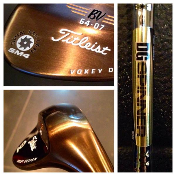 RDSBarath's tweet photo. This wedge has #stopingpower !!
@Titleist @VokeyWedges @tourshaftrep @truetempergolf Spinner in 64*
#builditbetter http://t.co/4pmYpKJyyF