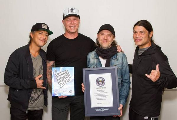 HaiMagazine's tweet photo. Metallica Cetak Guinness World Record! Selamat! http://t.co/iaXMbSteyG http://t.co/V5NO5QmwMy