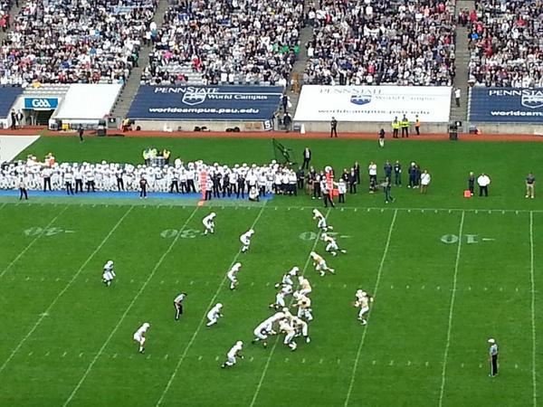 davitts12's tweet photo. @CrokePkClassic @PennStateFball@UCFKnights what a day in croker, hope to see college ball back again soon http://t.co/zVoRzI7tnc