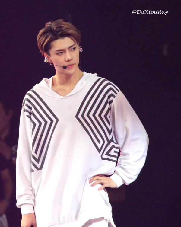 EXOHoliday's tweet photo. 140830 EXO The Lost Planet in Guangzhou #Sehun http://t.co/09XqPhrewJ