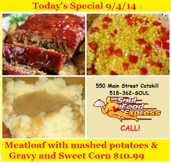 SoulFoodExpress's tweet photo. Meatloaf Special http://t.co/kAyBgB0eLa