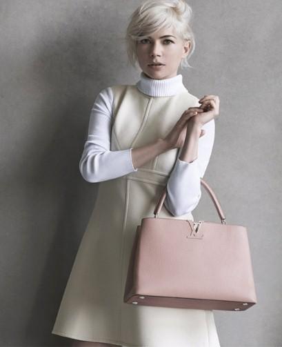 Happy Birthday Michelle Williams! Heres the birthday girl pretty in pastel for Louis Vuitton.. 