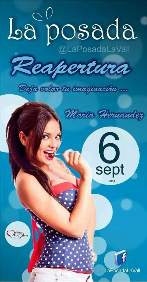 Os espero en la reapertura de LA POSADA! 😄