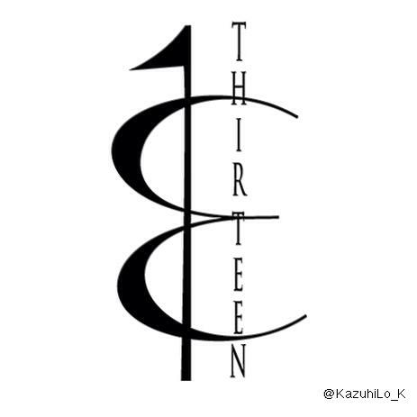 アメリカで巨大なカジノを運営している企業「Thirteen」の企業ロゴを描いてみた。モチーフはドルマーク。13は架空の企業だけど 