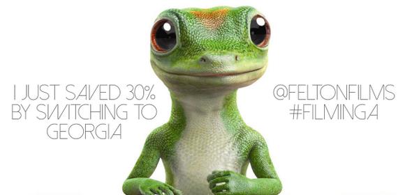 FeltonFilms's tweet photo. I just saved 30% by switching to Georgia #FilmInGA #FilmGeorgia http://t.co/VuqANsg4ER