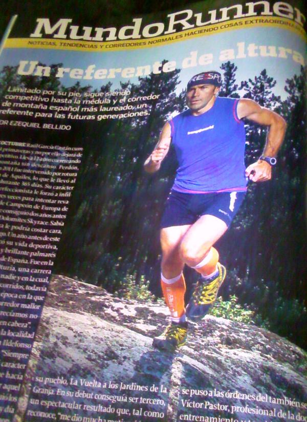 Uno de nuestros #trailrun de referencia <a href="/Castan__/">RAUL GARCIA CASTAN</a> protragonista en la sección"Mundo Runners" de <a href="/runners_es/">Runner's World</a> #crack