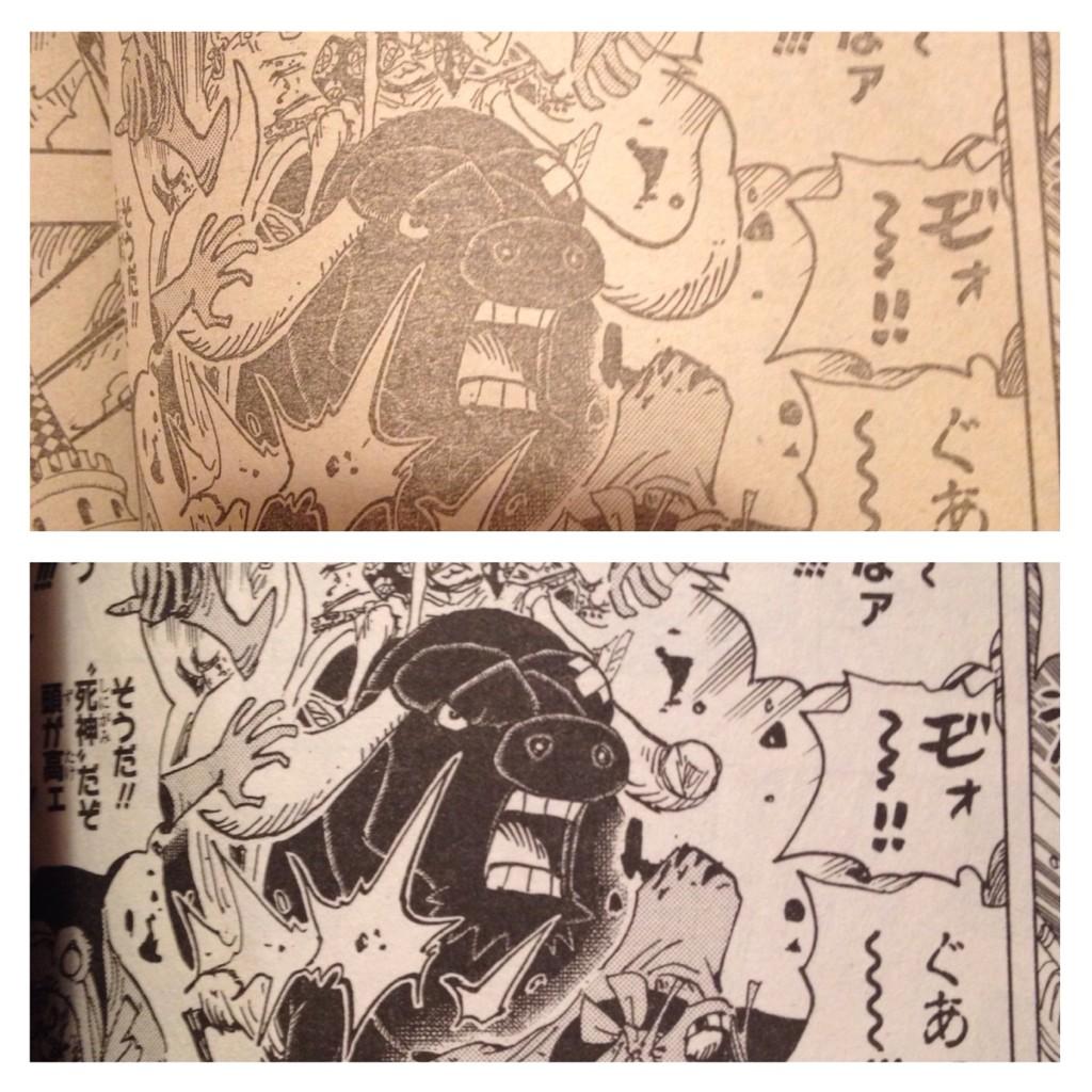 One Pieceが大好きな神木 スーパーカミキカンデ ジャンプ 単行本 ウーシーの角の誤り訂正 Http T Co Cvnjji9byp