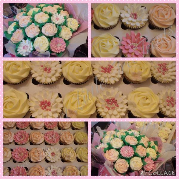 SLTreats's tweet photo. Wedding cupcakes for a wedding with a pretty vintage theme #boothsbaking #lovetarleton #lancashire http://t.co/4TK59fs3yw