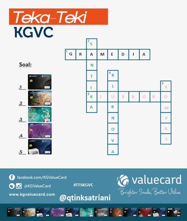qtinksatriani's tweet photo. @KGValueCard
1. GRAMEDIA
2. SANTIKA
3. KLUBBOBO
4. KLUBNOVA
5. KOMPAS #TTSKGVC http://t.co/5NdoVRuf8P