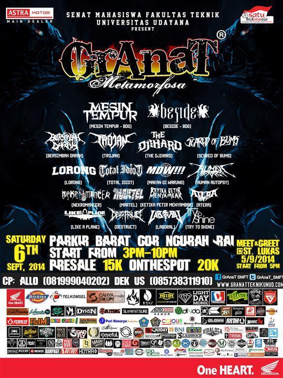 Sampai jumpa biin puan <a href="/GrAnaT_SMFT/">#GrAnaT2018</a> 6 september 2014 di GOR Ngurah Rai dps ( paek dajan"ne yen uli kelod) hahgrind!!