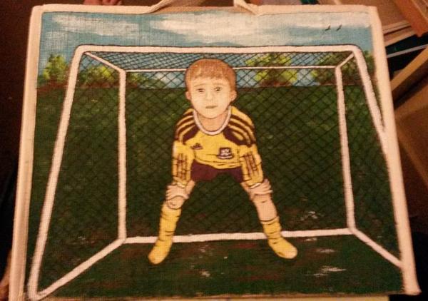 CustomPrincess's tweet image. Goal keeper bag