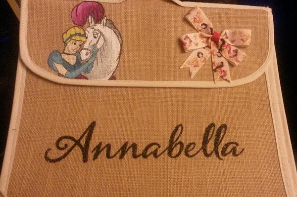 CustomPrincess's tweet image. Princess bag for Annabella