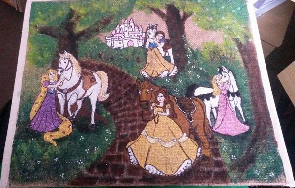 CustomPrincess's tweet image. Princess bag for Annabella