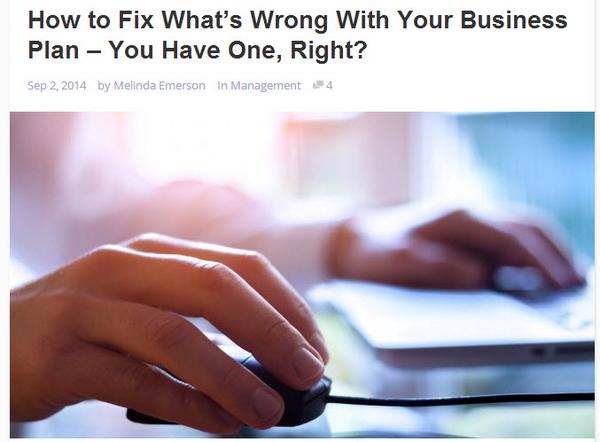 Many thanks <a href="/SmallBizLady/">Melinda Emerson</a> <a href="/smallbiztrends/">Small Business Trends</a> for including <a href="/enloop/">Enloop</a> in Fix Your Business Plan bit.ly/1uC1sGD