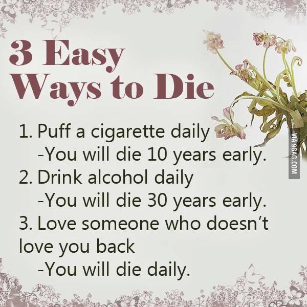 die daily. '@Swastadiguna: I die everyday </3 '@9GAG: This pretty much sums up my life... 9gag.com/gag/aDwoW87?re… '