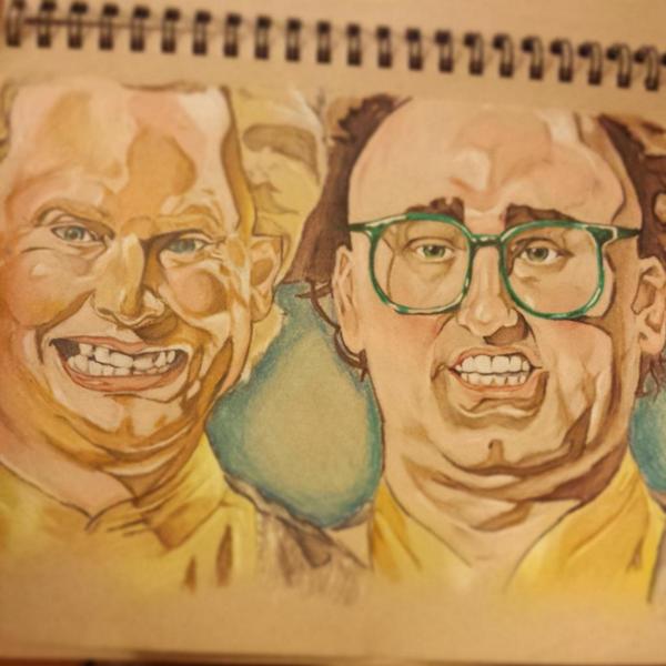 “<a href="/Justinadam87/">Naptime for Justin</a>: Love you guys. Did this art from your Chrimbus special <a href="/ericwareheim/">eric wareheim</a> ” I like this.