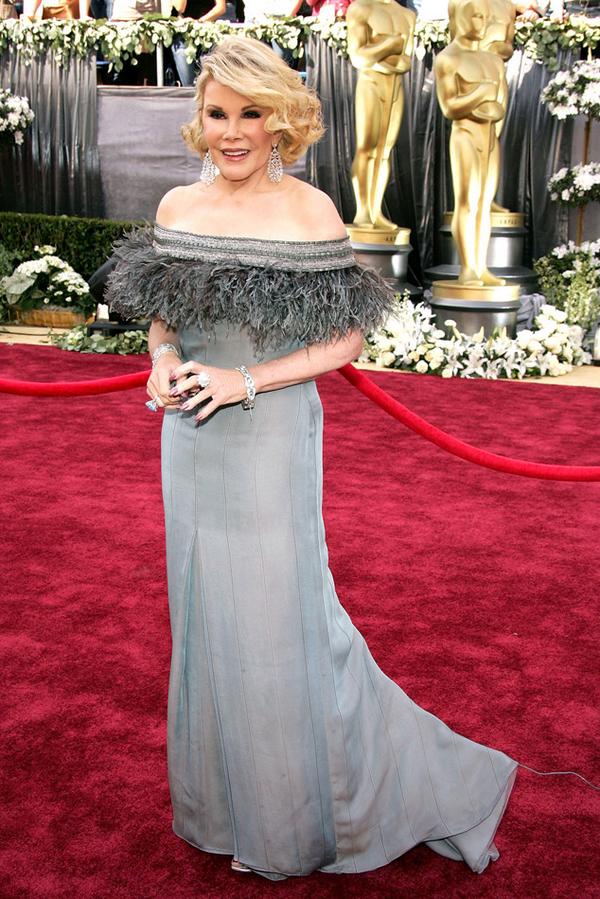 enews's tweet photo. Joan Rivers changed the red carpet forever with one simple question: http://t.co/W5BtAdWS86 http://t.co/0xFlJ2ZJE0